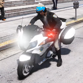 Real Euro Police  Motobike Race Simulator 2019 3D icon