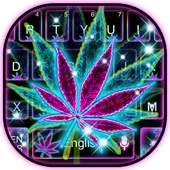 Glow Rasta Weed keyboard on 9Apps