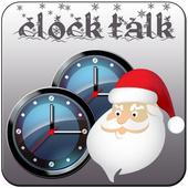 Clock Talk Merry Christmas icon