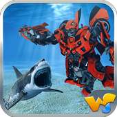 Robot Car Angry Shark Hunter