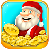 Christmas Coins Gift Dozer Game icon
