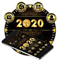 New Year Golden Glitter Luxury Theme on 9Apps