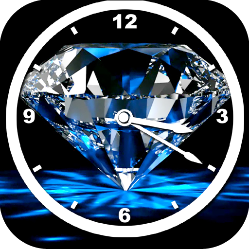Diamond Clock Live Wallpaper icon