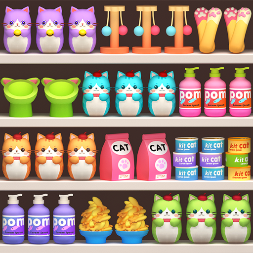 Triple Cat Sort - Goods Sort icon