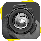 4k full ultra hd camera icon