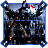 Neon Dark Death Keyboard icon
