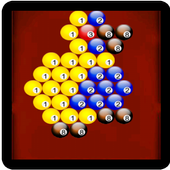 bubble billiard shooter icon