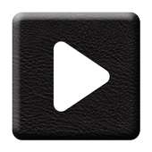 Poweramp Skin Black Leather on 9Apps