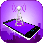 طبق مدير الأقمار الصناعية أيقونة