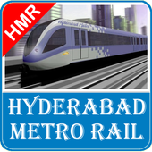 Hyderabad Metro Train App icon