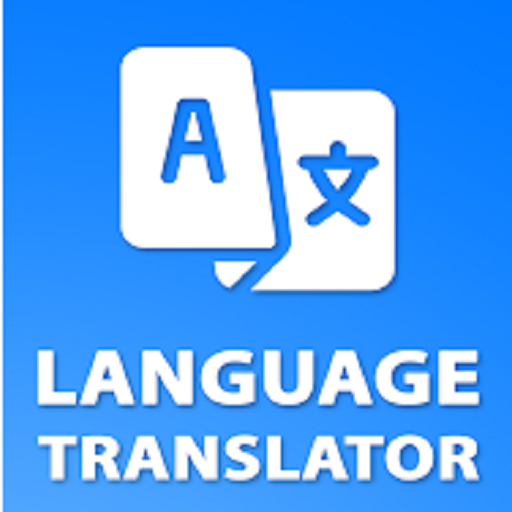 Text translator, voice translator icon