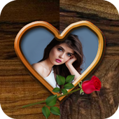 Bingakai Foto Kayu  - Romantic Love Frame icon