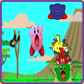 Angry Kirby bird Game icon