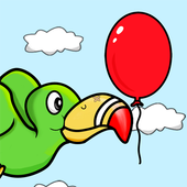 Elephant balloon game icon