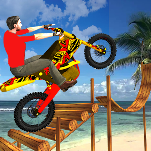 Crazy Bike Mega Stunt racing icon