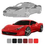 Car Coloring by Number: Sandbox Coloring on 9Apps