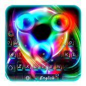 Luminous Finger Spinner Keyboard icon