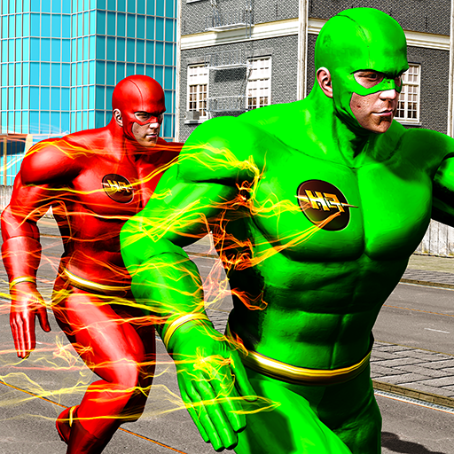 Light Speed Robot Super Hero icon