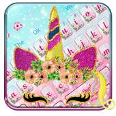 Glitter Unicorn Keyboard on 9Apps