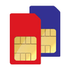 Dual SIM Carrier Logos Widget icon