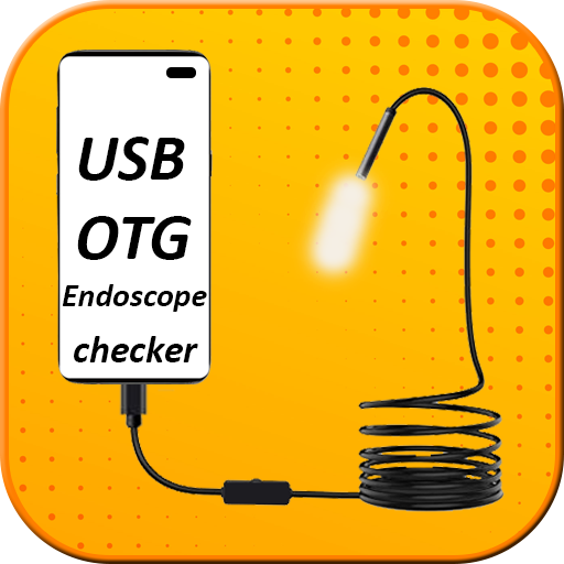 usb otg camera endoscope check icon
