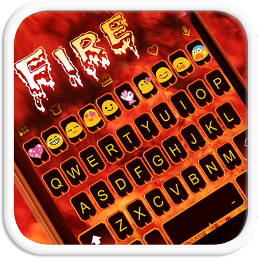 Fire Emoji Keyboard Theme icon
