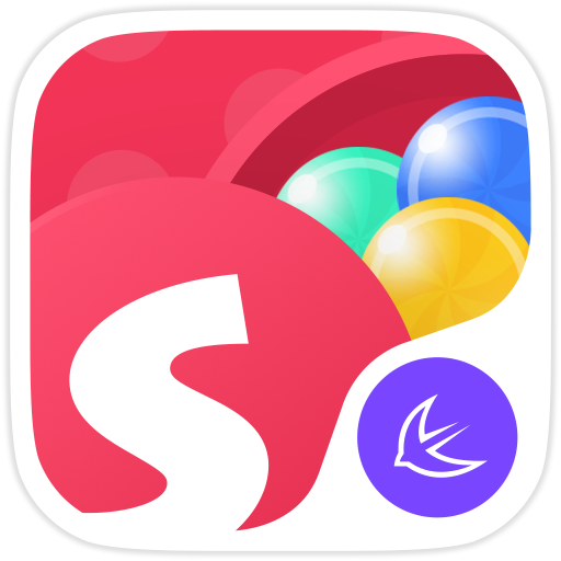 Round Colorful Ball Box --APUS Launcher theme icon