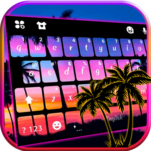 Sunset Beach 2 Keyboard Theme иконка