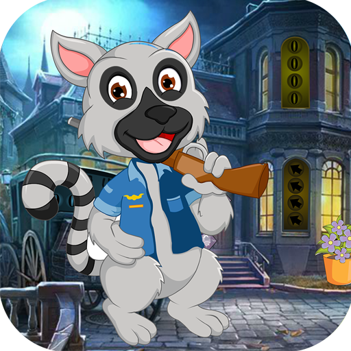 Best Game 420- Funny Cartoon Racoon  Escape Game icon