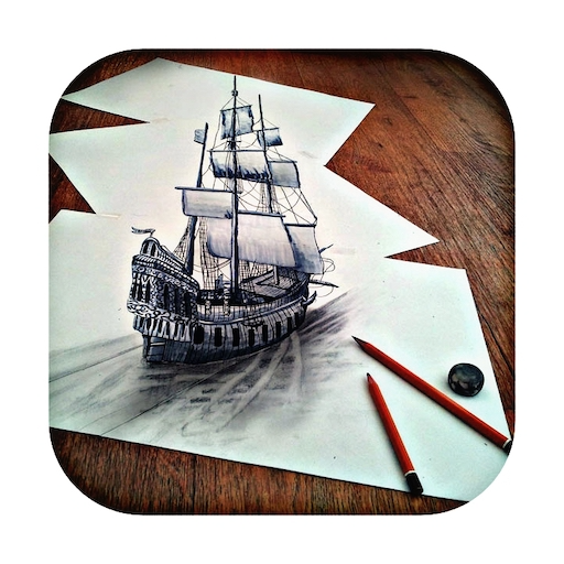 Draw 3D أيقونة