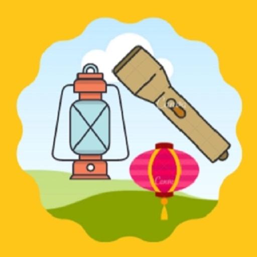 Shake Clap whistle Torchlight Flashlight Compass icon