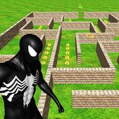 Venom hero Vs Zombie Fight Maze Run icon