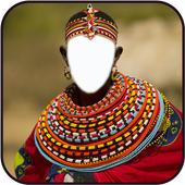 Maasai Jewelry Photo Montage أيقونة