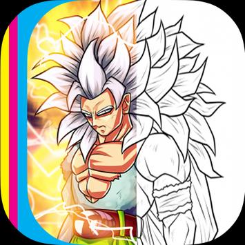 Coloring Super Saiyan screenshot 1
