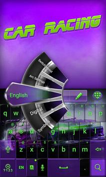 Car Racing GO Keyboard Theme screenshot 2