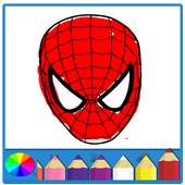 Spider The Man Coloring Game icon