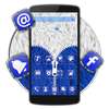 Blue Furry Zipper Theme on 9Apps