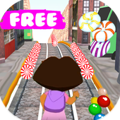 subway dora city run : collect candies icon