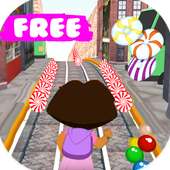 subway dora city run : collect candies