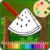 Fruit Mania Coloring Book for Kids icon