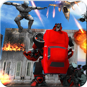 New Robot Shooting 2018: Robot Transformation Game icon