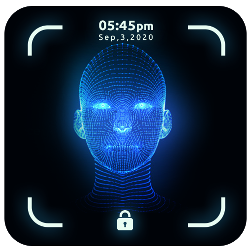 Face Scanner Lock Screen Prank icon