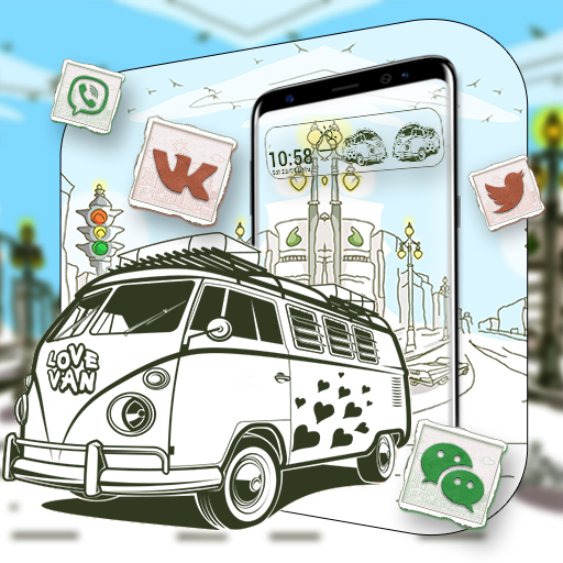 Sketch Painting Launcher Theme icon