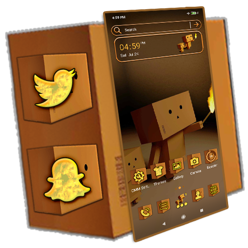 Cardboard Craft Theme icon