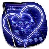 Glossy 2018 Blue Hearts Launcher