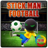 Stickman football icon