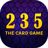 235 or 3 2 5 card game - 2 3 5 Do Teen Paanch Card icon