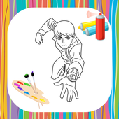 Cartoon Ben 10  - Free Coloring Book icon