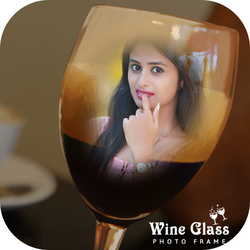 Wine Glass Photo Frame icon