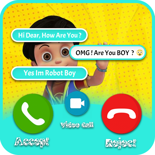 Fake Video Call to Robot Boy icon